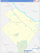 Ste. Genevieve County, MO Digital Map Basic Style
